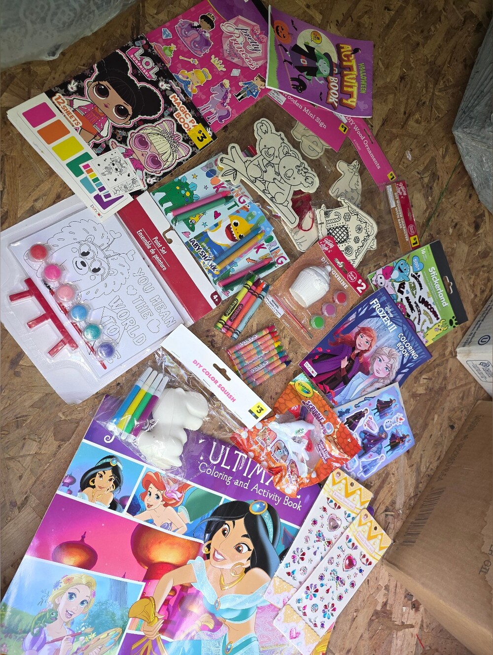 Coloring. Paint. Crafts. Stickers. Kids Girls bundle. All NEW!!